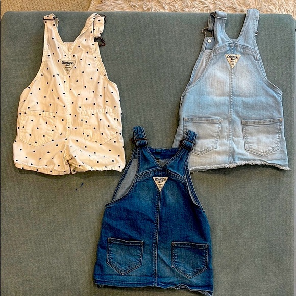 Set of 3 OshKosh B'gosh Overalls - fantastic condition! - Size 2T - Picture 5 of 8